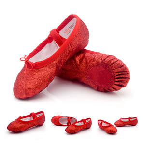 Chaussures de danse latine de salle de bal supérieure en satin plat à bout rond de haute qualité pour femmes - Product Image 6