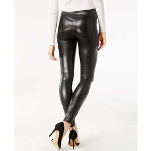 INC International Concepts Pantaloni skinny da donna in ecopelle a vita alta, stile casual, neri, taglia 6, anti-pilling - Product Image 2