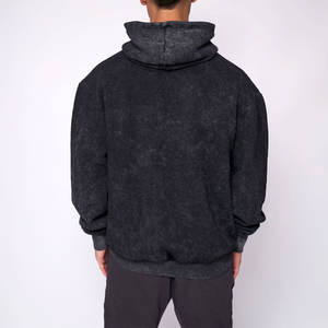 Sweat à capuche en tricot surdimensionné pour homme de haute qualité avec impression de logo personnalisée Nouvelle arrivée Veste légère - Product Image 2
