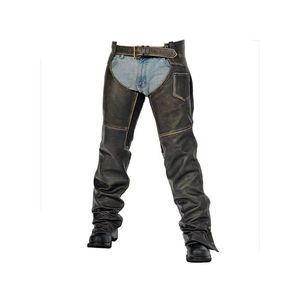 กางเกงหนังผู้ชายรุ่นใหม่ ขายดี ปี 2025 ปรับแต่งได้ ไซส์ใหญ่ สีพื้น ระบายอากาศ กันน้ำ กันลม ป้องกันรังสียูวี แห้งเร็ว - Product Image 4