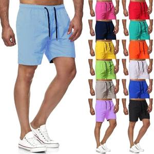 Nuevos Pantalones Cortos Bermuda Personalizados para Hombre, 100% Algodón Canvas, Secado Rápido, Largura hasta la Rodilla, Casuales, con Cordón, para Verano - Product Image 4