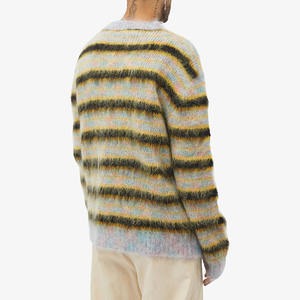 Suéter de Mohair Cálido para Hombre con Cuello Alto y Hilo Cepillado, Diseño Ligero y Transpirable para Invierno, Productos de Manga Larga - Product Image 2