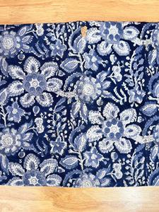 Tela de algodón puro con estampado de bloques a mano de India, tela con patrón de estampado Floral para textiles para el hogar y suministro de vestidos - Product Image 3