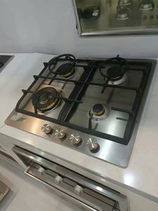 Table de cuisson à gaz double brûleur de qualité supérieure avec surface en verre trempé intégrée pour camping-car/hôtel/usage domestique - Product Image 1