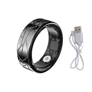 2026 Stainless Steel Smart Ring LED Display Sleep Fitness Tracker Heart Rate SpO2 App Control IP68 - Product Image 2