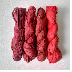 Rollo de patrón sólido de cinta de seda Sari teñido personalizado de calidad superior en tonos de marrón hecho a medida en colores personalizados - Product Image 5