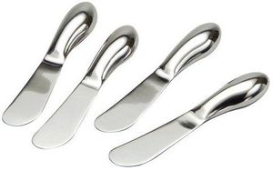 Argenterie Manche en plastique Motif marbre Couteau à steak Fourchettes à dessert Cuillère de service Couverts en acier inoxydable Set de couverts 4 pièces - Product Image 5