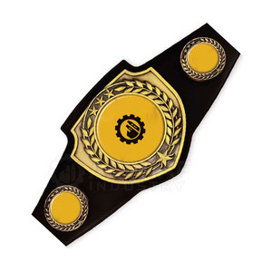 Premium Lightweight Leather Boxing & <b>Wrestling</b> Championship Belt for Martial Arts Competition - Product Image 2