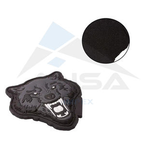 Venta al por mayor personalizado bordado fieltro caucho PVC Iron-On 3D de alta calidad ropa de calle invierno parches morales - Product Image 5