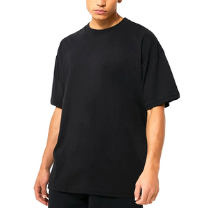 T-shirts pour hommes 100 % coton respirant, anti-plis, séchage rapide, écologiques, décontractés, personnalisables avec logo, coupe oversize, vente en gros, haute qualité - Product Image 1