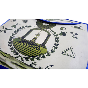 Tablier maçonnique Maçonnique Regalia Grand Lodge Past Master Lambskin Purple Master Bullion Tablier maçonnique brodé à la main - Product Image 3