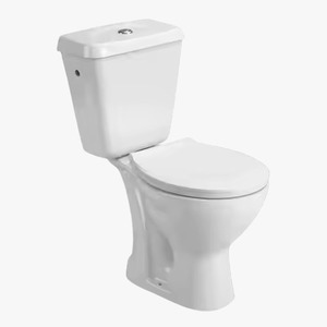 Toilette moderne en céramique en deux pièces Couvre-siège lent Parme WC en deux pièces Salle de bain Lavage à prix économique Afrique Exportation - Product Image 4