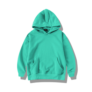 2025 colección de invierno Top moda hombres pulóver sudaderas con capucha alta calidad 100% algodón liso teñido - Product Image 2