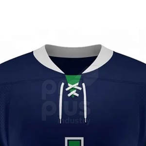 Maillot de hockey sur glace 100 % polyester, séchage rapide, respirant, écologique, service OEM, personnalisable, vêtements de sport d'équipe pour hommes adultes - Product Image 4