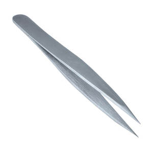 Pinzas para cejas recién llegadas con logotipo personalizado Pinzas para cejas puntiagudas de acero inoxidable de alta calidad - Product Image 2