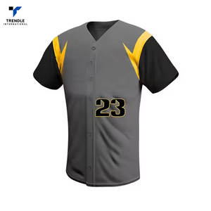 Uniformes de Béisbol Transpirables Hechos a Medida OEM - Alta Calidad, 100% Poliéster, Colores y Tallas Personalizadas, Nombre del Equipo Incluido, Venta al Por Mayor - Product Image 2