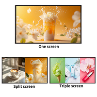 Pantalla LCD Vertical de 50 Pulgadas HUAPU para Montaje en Pared, Pantalla Digital Publicitaria HD 1080p a Todo Color, Pantalla Inteligente con Sistema Operativo Android y para 2.1