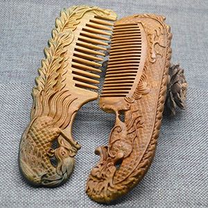 COMBS Peigne à cheveux fait main avec manche en bois pour salon de l'Inde Peigne en bois en gros à usage commercial à vendre en vrac - Product Image 4