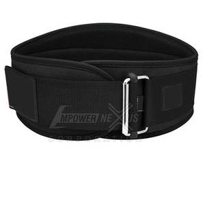 Cinturón de Cintura de levantamiento de pesas de neopreno unisex ligero al por mayor cinturones de levantamiento de pesas ajustables con logotipo personalizado - Product Image 3