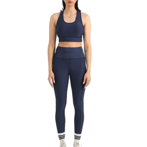 Nouvel ensemble de yoga écologique personnalisé en deux pièces pour femmes, avec logo, séchage rapide et extensible dans les quatre sens, respirant - Product Image 1