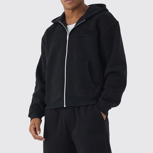 Chándal con Capucha y Cordón Ajustable para Hombre, 100% Algodón, Secado Rápido, Transpirable, Trajes de Entrenamiento, Moda Deportiva para Invierno - Product Image 5
