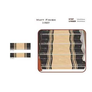 Vistaar Luxury Porcelain 10mm Floor Tiles Matt Finish GVT Non-Slip <b>Step</b> Riser 300x900mm Tread for Outdoor Hall Bathroom - Product Image 6