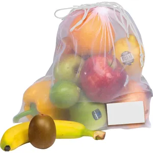 Sac en filet recyclé écologique Vincent pour fruits et légumes - Product Image 1