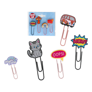 ชุดกิ๊บติดผมซิลิโคนแบบต่างๆ 4 ชิ้นพร้อมของตกแต่ง - Product Image 2