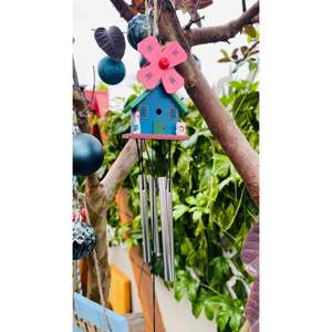 YEEYAYA casa fatta a mano in legno vento carillon unico mobili da esterno - Product Image 1