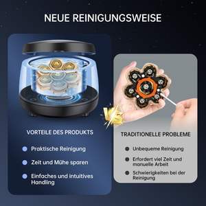 Rasoir électrique pour hommes chauves pour un nettoyage rapide en 3 minutes pour nettoyer les lames de rasoir - Product Image 4