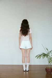 Camiseta de Verano Casual de Manga Corta para Mujer, Corte Regular, Viscosa, Elastano, Poliéster, Bordada, Secado Rápido, Transpirable, Color Sólido - Product Image 4