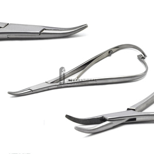 Porte-aiguilles Mathieu Premium avec embouts TC, kit d'instruments chirurgicaux orthodontiques personnalisés, base dentaire en acier inoxydable, manuel, CE - Product Image 6