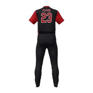 Uniformes de entrenamiento de béisbol de secado rápido OEM ODM, poliéster transpirable ligero con nombre de equipo personalizado y diseño impreso con número - Product Image 3