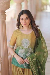 Trajes de vestido de Salwar Kameez Anarkali moderno indio paquistaní para mujer ropa de fiesta de secado rápido todas las estaciones - Product Image 4