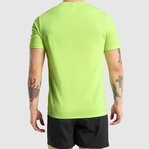 100% coton à manches courtes col rond couleur unie hommes T-Shirts/usine en gros pas cher prix hommes T-Shirts en prix de gros - Product Image 6
