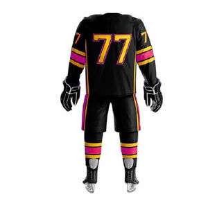 Pantalon de sport unisexe à séchage rapide et respirant, uniforme sublimé, 100 % polyester, maillot de hockey sur glace et - Product Image 6