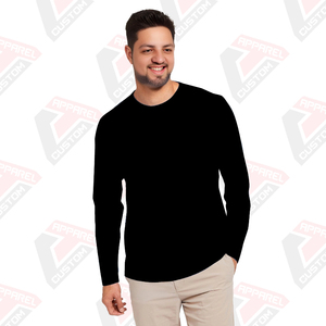Camiseta de Jersey de algodón de manga larga para hombre Heritage comodidad atemporal - Product Image 5