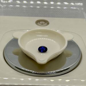 พลอยไพลินสีน้ำเงินธรรมชาติผ่านการอบด้วยความร้อนเจียระไนเป็นรูปวงรีแบบเหลี่ยมเพชรพลอยหลวม - Product Image 2