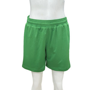 Pantalones cortos de malla de color sólido de nueva moda para hombres, pantalones cortos de malla transpirables sostenibles antiencogimiento para hombres de buena calidad a precio asequible - Product Image 1