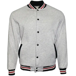 Custom Logo Printing Baseball <b>Jacket</b> Men Streetwear Sports Casual <b>Plain</b> Blank College <b>Varsity</b> <b>Jacket</b> Good Quality - Product Image 4