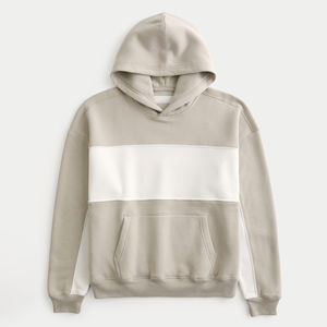 Sweat-shirt unisexe oversize en molleton vierge 100 % coton biologique avec logo uni pour homme – Vente en gros de streetwear - Product Image 3