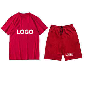 T-shirt respirant avec short Ensembles de shorts de gymnastique pour hommes Ensemble t-shirt et short Logo personnalisé Ensembles d'été pour hommes Vêtements de sport Service OEM - Product Image 4