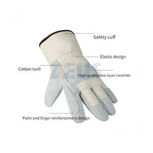Guantes de Trabajo en Oferta, Guantes de Trabajo con Protección para los Dedos, Venta en Línea al por Mayor, Precio Razonable, Guantes de Trabajo de Cuero - Product Image 3