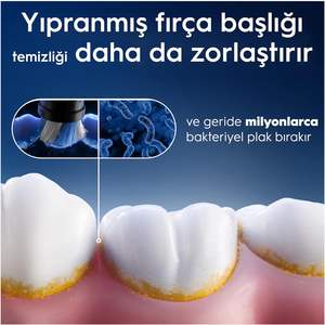 Cabezales Originales Oral-B iO Series Ultimate Clean Negros, Filamentos Cruzados, 6 Unidades - Product Image 4