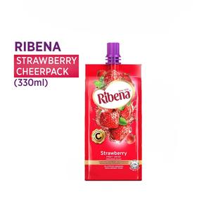 Ingrédient de qualité alimentaire de qualité supérieure au goût fruité Sachet Jus Ribena RTD Cheerpack Fraise 24X330ml - Product Image 3