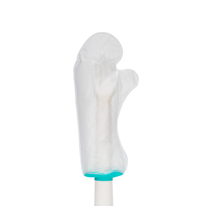 Nouvelle conception – Protège-<span class=keywords><strong>bras</strong></span> court souple et imperméable en PVC+Silicone <span class=keywords><strong>pour</strong></span> adultes, idéal <span class=keywords><strong>pour</strong></span> les pansements médicaux et les bandes de gomme (De Yeso Goma) - Product Image 2
