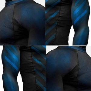 เสื้อคอกลมแขนยาวสำหรับผู้ชาย, ชุดป้องกันผดผื่นคอกลมออกแบบได้ตามที่ต้องการสำหรับฤดูร้อน - Product Image 5