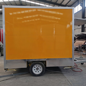 รถเทรลเลอร์อาหารแบบ4ล้อลากได้สร้างขึ้นเอง75kms แหล่งกำเนิดของเราทางไกลสำหรับจัดเลี้ยงและครัวข้างถนน - Product Image 1