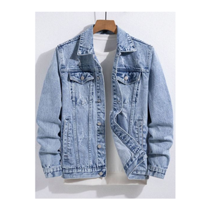 Chaqueta Casual de Invierno para Hombre, Estilo Vintage, Color Sólido, Corte Holgado, Prenda Exterior de Algodón con Diseño Delgado de Botón Sencillo - Product Image 2