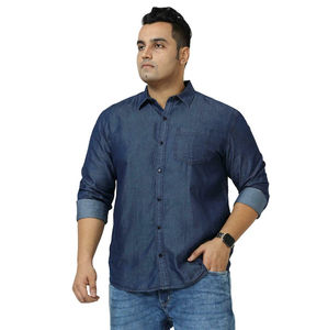 High Quality Breathable <b>Mens</b> Denim <b>Shirt</b> Long Sleeve Button Down Casual Denim <b>Shirts</b> Wholesale Cheep Price Denim <b>Shirt</b> - Product Image 4